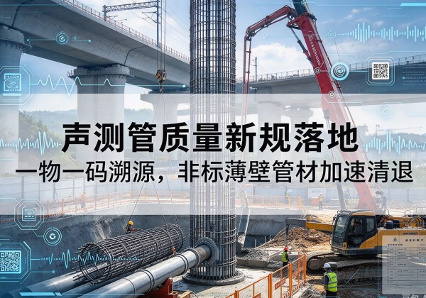 淅川声测管质量新规落地，一物一码溯源，非标薄壁管材加速清退